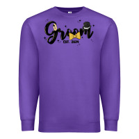 Purple groom Premium Sweatshirt - MaliasSmallBusiness
