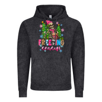 Vintage Black freezing season skeleton Vintage Hoodie - Zillion Design Studio