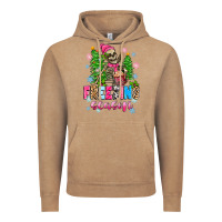 Vintage Coffee freezing season skeleton Vintage Hoodie - Zillion Design Studio