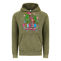 Vintage Olive freezing season skeleton Vintage Hoodie - Zillion Design Studio