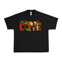 Black Mexico Love Urban Heavy Tee - texasbilliewilder