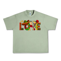 Oil Green Mexico Love Urban Heavy Tee - texasbilliewilder