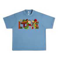 Pebble Blue Mexico Love Urban Heavy Tee - texasbilliewilder