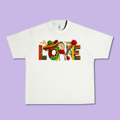Mexico Love Urban Heavy Tee Designed By Texasbilliewilder