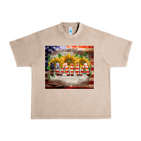 French Oak patriotic nana Urban Heavy Tee - BarkalooDesign