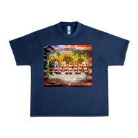Navy patriotic nana Urban Heavy Tee - BarkalooDesign