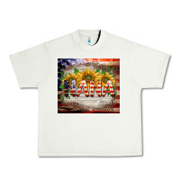 Pistachio patriotic nana Urban Heavy Tee - BarkalooDesign