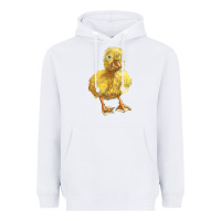 White Baby Duck Heavyweight Hoodie - LillyAllenDesigns