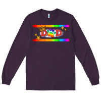 Plum lgbtq dad  libbey glass Long Sleeve Tee - HRA Design Shop