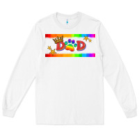 White lgbtq dad  libbey glass Long Sleeve Tee - HRA Design Shop