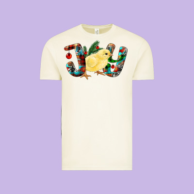 Christmas Joy Chick Vintage Tee Designed By Ranaportraitstore