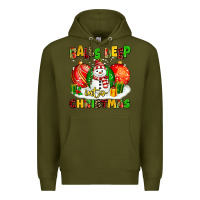 Army Green Balls Deep Into Christmas Premium Hoodie - MaliasSmallBusiness