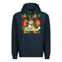 Navy Balls Deep Into Christmas Premium Hoodie - MaliasSmallBusiness