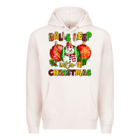 Pale Pink Balls Deep Into Christmas Premium Hoodie - MaliasSmallBusiness