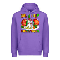 Purple Balls Deep Into Christmas Premium Hoodie - MaliasSmallBusiness