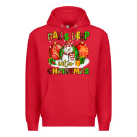 Red Balls Deep Into Christmas Premium Hoodie - MaliasSmallBusiness