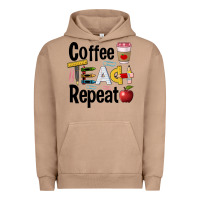Pigment Burro coffee teach repeat Urban Hoodie - BarkalooDesign