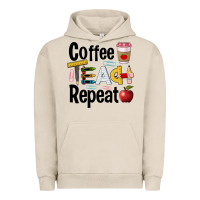 Pigment French Oak coffee teach repeat Urban Hoodie - BarkalooDesign