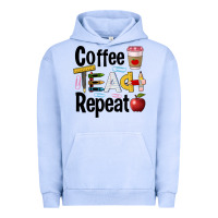 Pigment Grape Ice coffee teach repeat Urban Hoodie - BarkalooDesign