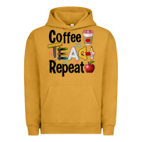 Pigment Peanut Butter coffee teach repeat Urban Hoodie - BarkalooDesign