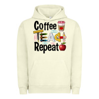 Pigment Pistachio coffee teach repeat Urban Hoodie - BarkalooDesign