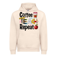 Sandshell coffee teach repeat Urban Hoodie - BarkalooDesign