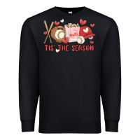 Black tis the season baseball Premium Sweatshirt - MaliasSmallBusiness