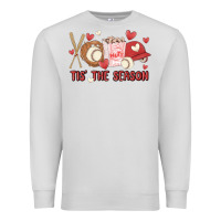 Dove Grey tis the season baseball Premium Sweatshirt - MaliasSmallBusiness