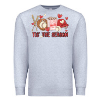Heather Grey tis the season baseball Premium Sweatshirt - MaliasSmallBusiness
