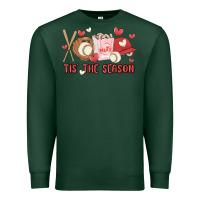 Sports Green tis the season baseball Premium Sweatshirt - MaliasSmallBusiness