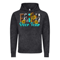 Vintage Black faith over fear Vintage Hoodie - texasbilliewilder