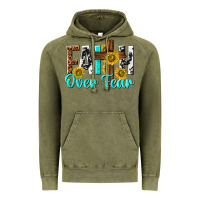 Vintage Olive faith over fear Vintage Hoodie - texasbilliewilder