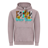 Vintage Zinc faith over fear Vintage Hoodie - texasbilliewilder