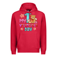 Cardinal my first valentines day Premium Hoodie - AdoDesignShop
