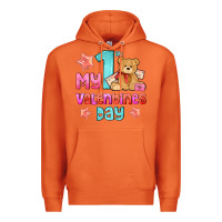 Carrot my first valentines day Premium Hoodie - AdoDesignShop