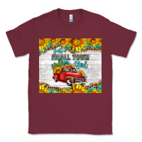 Burgundy just a small town girl with car Classic Tee - HRA Design Shop
