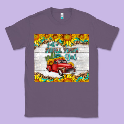 Just A Small Town Girl With Car Classic Tee Designed By Hra Design Shop