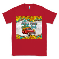 Red just a small town girl with car Classic Tee - HRA Design Shop