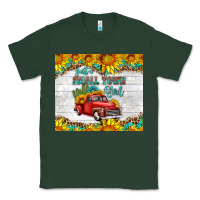 Sports Green just a small town girl with car Classic Tee - HRA Design Shop