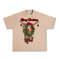 Burro merry christmas longhorn cow Urban Heavy Tee - RanaPortraitStore