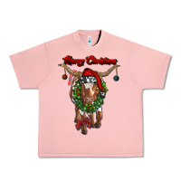 Salmon merry christmas longhorn cow Urban Heavy Tee - RanaPortraitStore