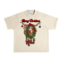 Sandshell merry christmas longhorn cow Urban Heavy Tee - RanaPortraitStore