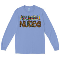 Colony Blue school nurse Long Sleeve Tee - CowhideDigitalArt