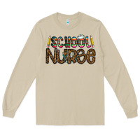 Mushroom school nurse Long Sleeve Tee - CowhideDigitalArt