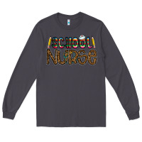 Smoke school nurse Long Sleeve Tee - CowhideDigitalArt