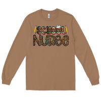 Toasted Coconut school nurse Long Sleeve Tee - CowhideDigitalArt