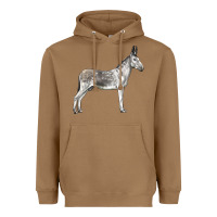 Toasted Coconut Andalusian Donkey Heavyweight Hoodie - LillyAllenDesigns