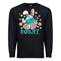 Black boujee  easter  egg Premium Sweatshirt - MaliasSmallBusiness