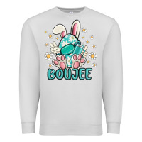 Dove Grey boujee  easter  egg Premium Sweatshirt - MaliasSmallBusiness