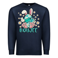 Navy boujee  easter  egg Premium Sweatshirt - MaliasSmallBusiness